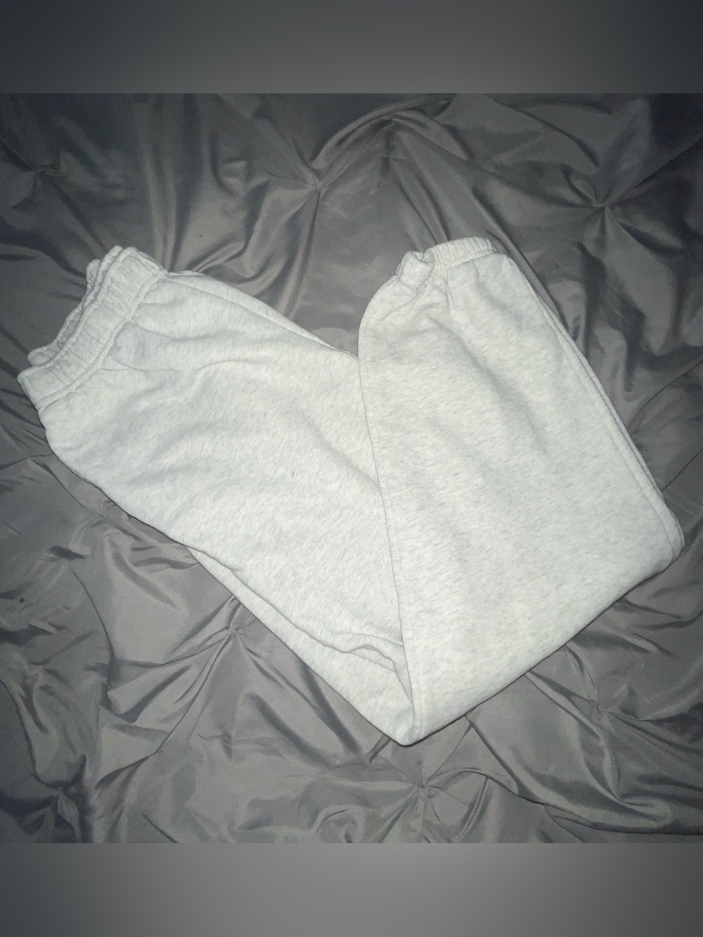 No Boundaries Light Gray Kids Sweatpants - Cozy Elastic Waist
